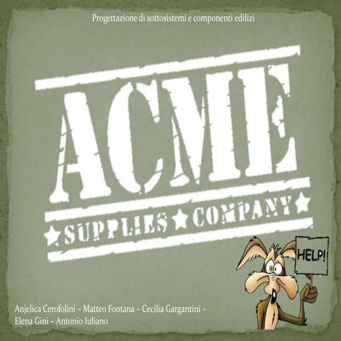 Presentazione iniziale - Parole chiave - Idee - Brevetti esistenti