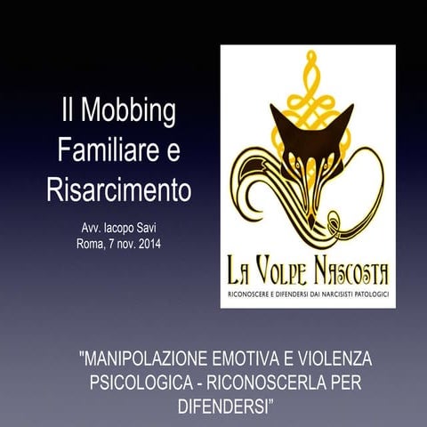 Mobbing Familiare e risarcimento del danno