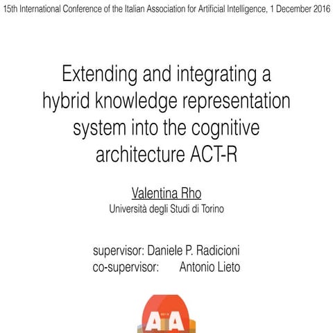 Extending and integrating a hybrid knowledge representation system into the c...