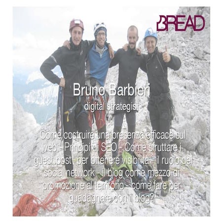 1° Incontro Blogger di Montagna