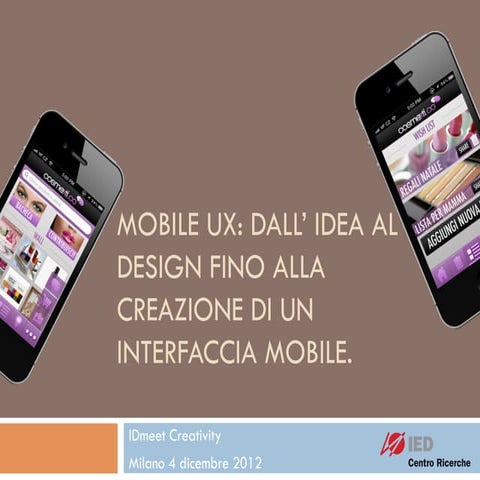 Michele Riccio, Ui & ux mobile // marketing specialist at Vulcanicalab