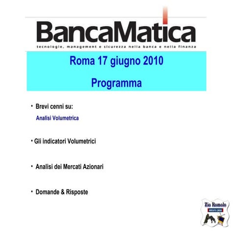 Risparmio e Sicurezza 22.06.2010