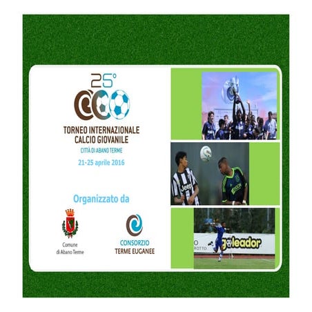 Presentazione 25° Torneo Internazionale calcio giovanile "Città di Abano Terme"