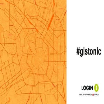 Presentazione del GeoBLOG GIStonic