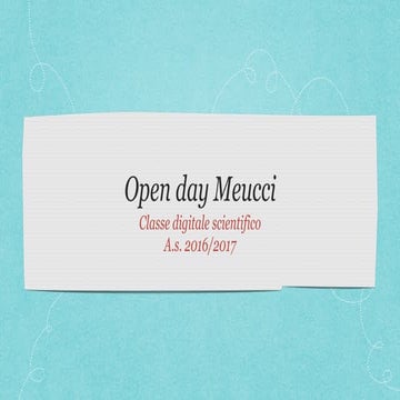 Classi digitali - Liceo Meucci