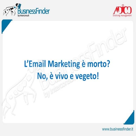 Presentazione adico 051112 email marketing