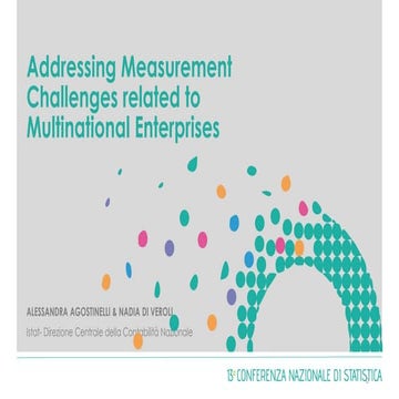 A. Agostinelli, N. Di Veroli, Addressing Measurement Challenges related to Mu...
