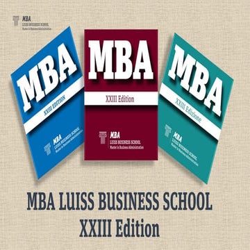 Presentation MBA 23rd Edition