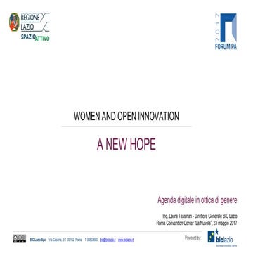 Women and Open Innovation: A New Hope