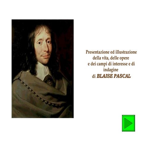 Presentazione blaise pascal