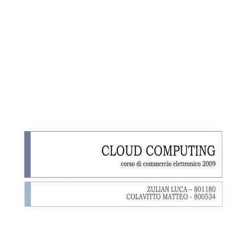 comm-09 Cloud  Computing