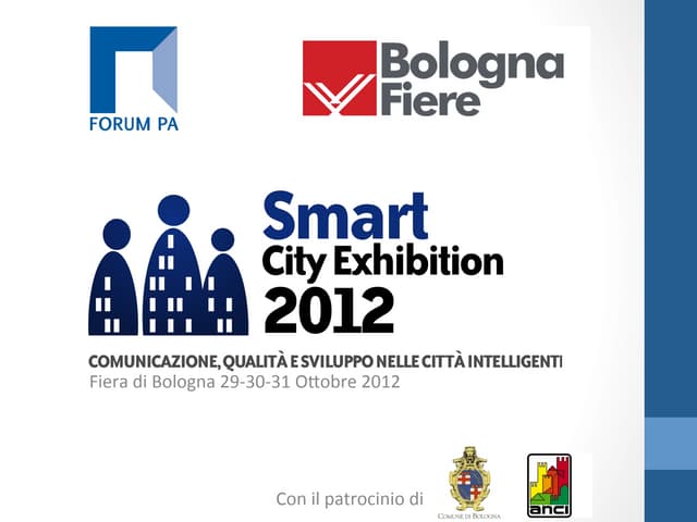 Smart City Exhibition 2012, Bologna 29-30-31 ottobre