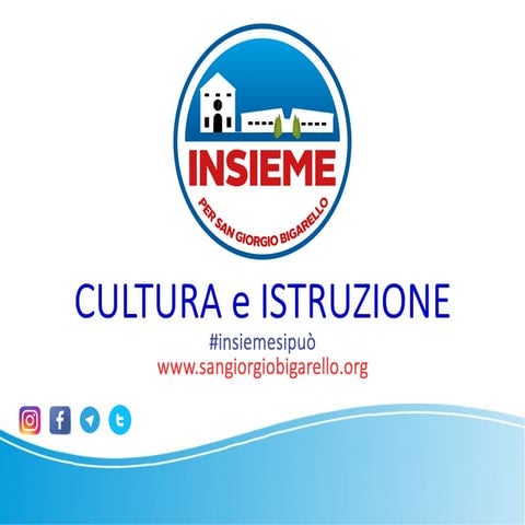 Presentazione Cultura e Istruzione 1/2