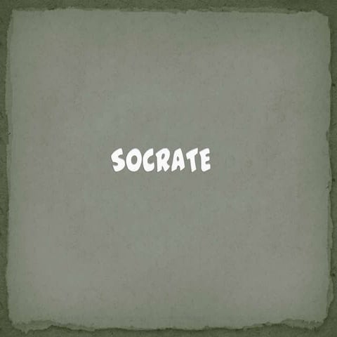 A TUTTO SOCRATE! di: Isabel, Alessia, Federica, Alice, Benitha 3LL | PPTX