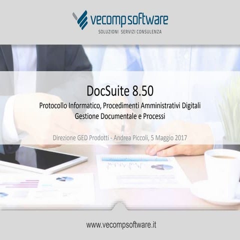 Presentazione DocSuite BiblosDS Vecomp Software | PPTX