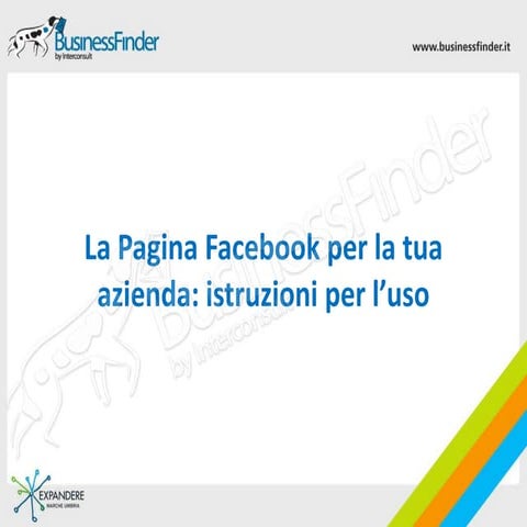 La pagina Facebook della tua azienda: istruzioni per l'uso