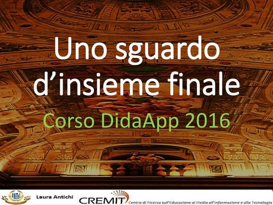 Presentazione Finale Corso DidaApp