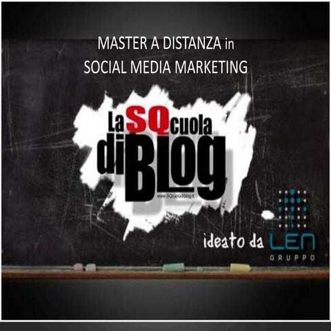 Presentazione SQcuola di Blog - Parte 1 Social media, cosa cambia?