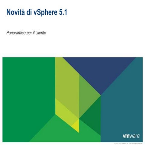 Novità di vSphere 5.1