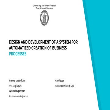 Bachelor Degree Thesis in Computer Science