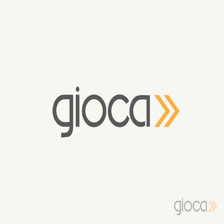 Presentazione Gioca Srl