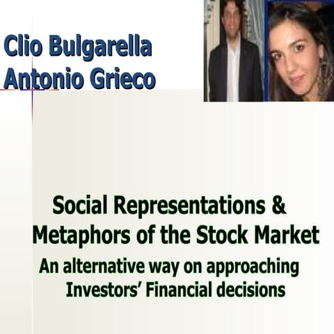 Presentazione inglese 