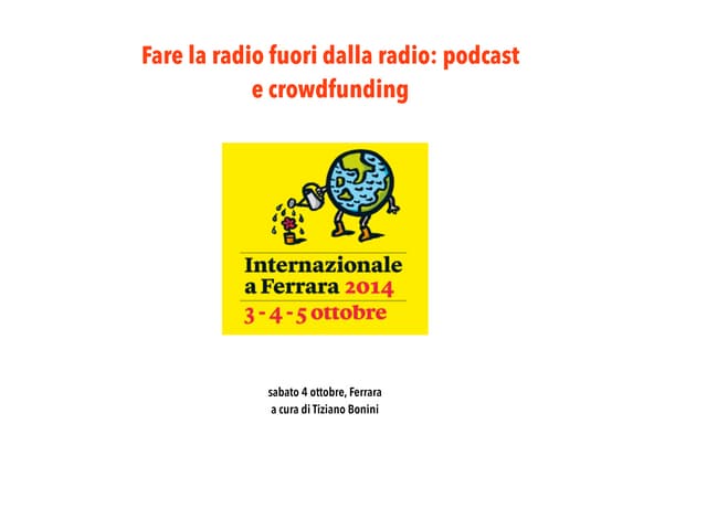 Crowdfunding per la radio: analisi e casi di studio