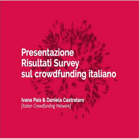  Analisi sul crowdfunding italiano Ivana Pais)