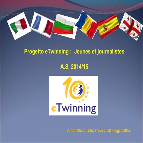 Presentazione jeunes et journalistes italiano