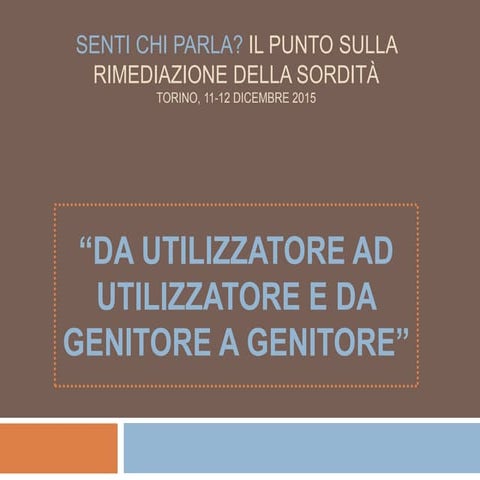 Panoramica sui  Livelli Essenziali di Assistenza (LEA) a beneficio delle persone sorde