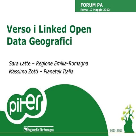 Verso i Linked Open Data Geografici - Forum PA 2012