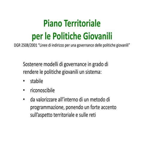 [OINP2014] Marco Papa, Comune di Corsico "Piano Territoriale per le politiche...