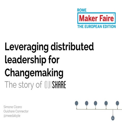 Leveraging distributed leadership for Changemaking