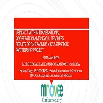 Presentazione move me coonference