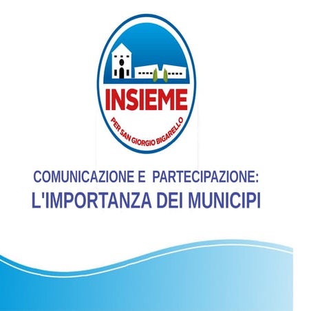 Municipi, Comunicazione e Partecipazione