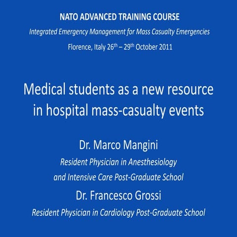 Emergency Response and trauma training | PDF