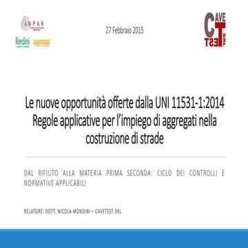 Il ciclo dei controlli sui rifiuti da C&D