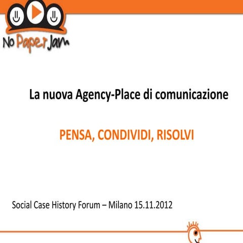 Presentazione NPJ al socialcasehistoryforum