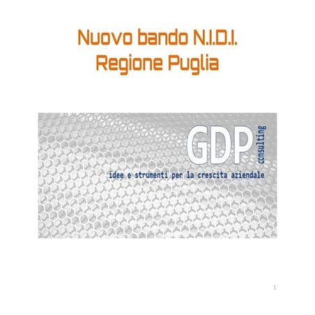 Presentazione nuovo bando nidi Regione Puglia.