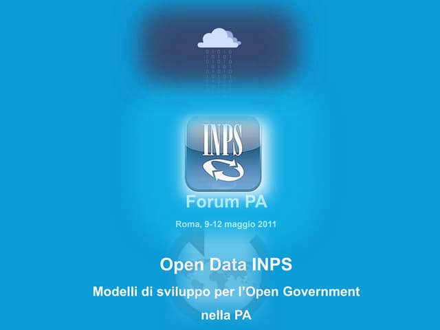 Presentazione opendataforumpa ver 1.1 2012