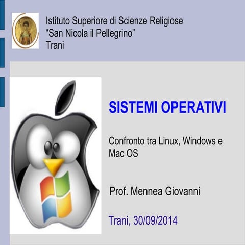 Sistemi operativi: confronto tra linux, windows e mac