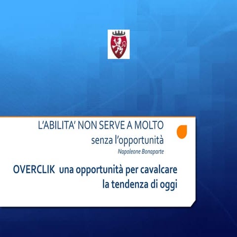  L'opportunità di un mercato e l'incontro con lo strumento giusto