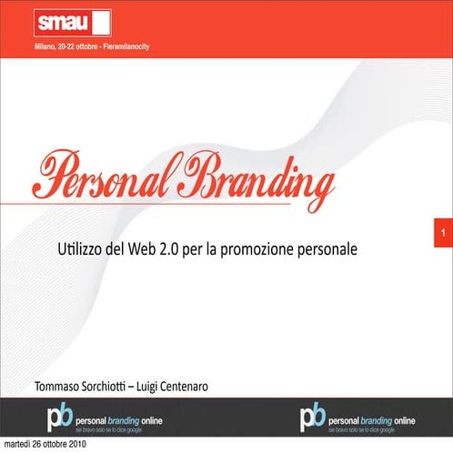 Personal Branding - Smau 2010