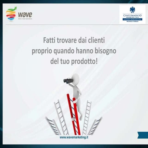 Fatti trovare dai tuoi potenziali clienti proprio quando hanno bisogno di te!
