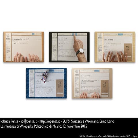 La rilevanza di Wikipedia, Politecnico di Milano, 12 novembre 2015