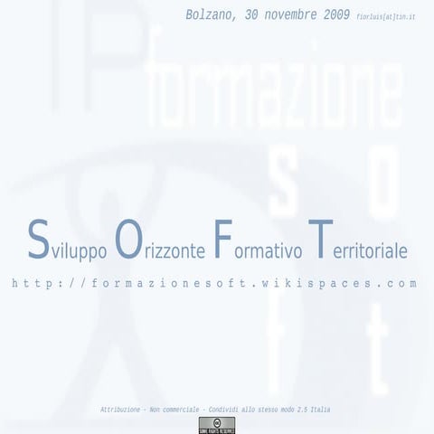 Presentazione di formazionesoft.wikispaces ai dirigenti e ai referenti