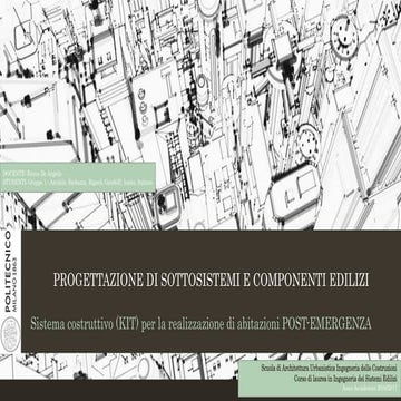 Presentazione PSCE - Gruppo 1 - 17.03.17