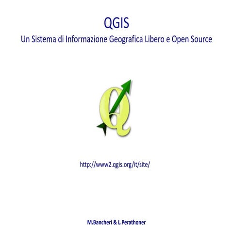 Presentazione qgis