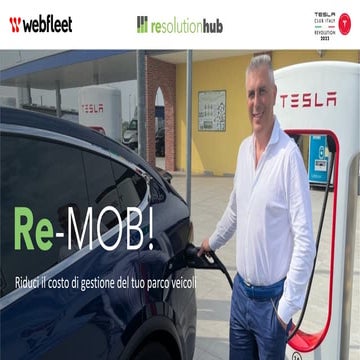 Tesla Club Italy Revolution 2022 - La sostenibilità delle aziende e la trasformazione delle flotte aziendali in elettrico: istruzioni per la transizione, vantaggi e modalità operative