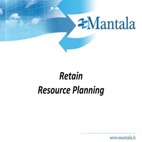 Presentazione Retain Resource Planning e Time